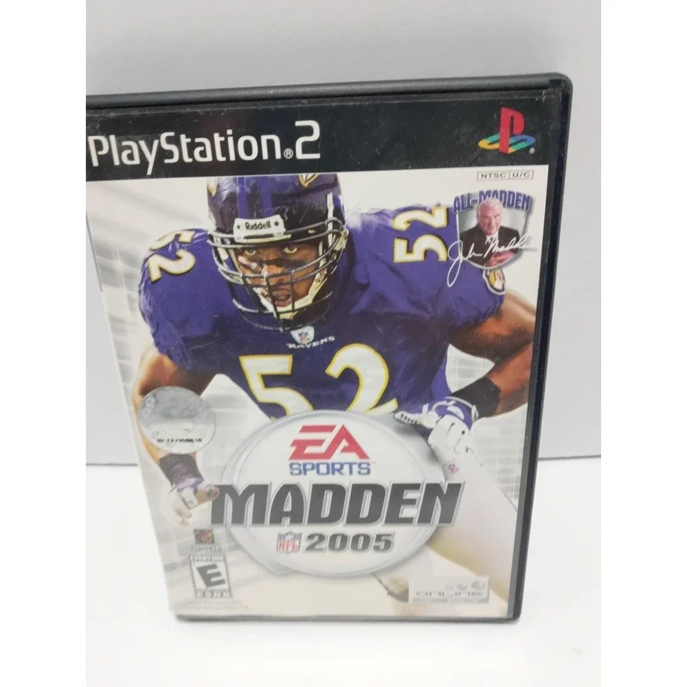 Madden 2005 NFL Football Sony Playstation 2 (PS2) - Box/Manual, tested